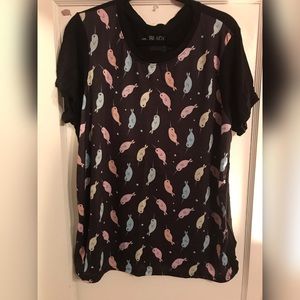 Adorable Narwhal tee